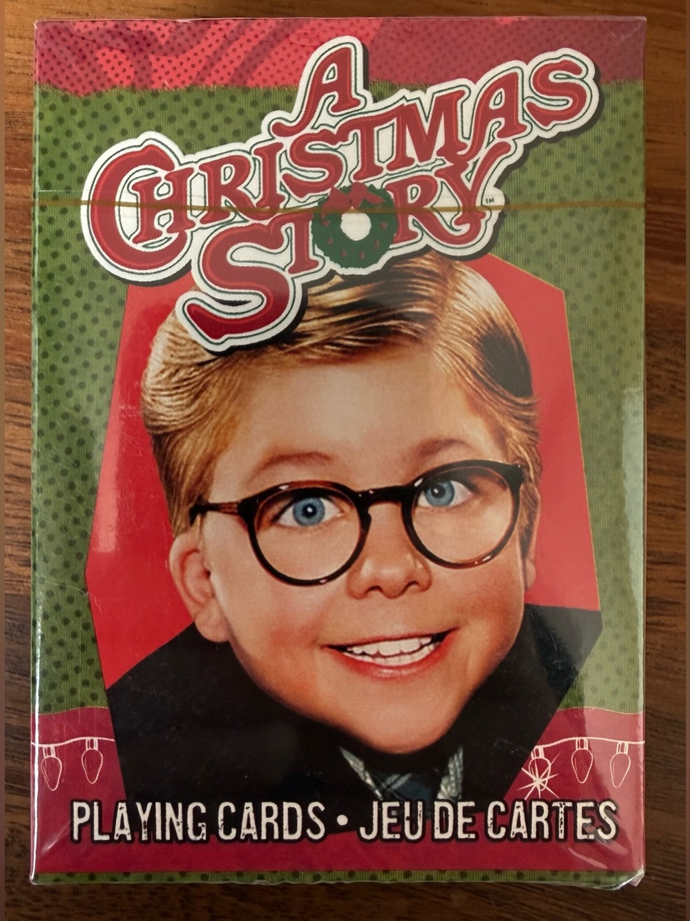 A Christmas Story Kids Playing Cards - Classic Red & Green